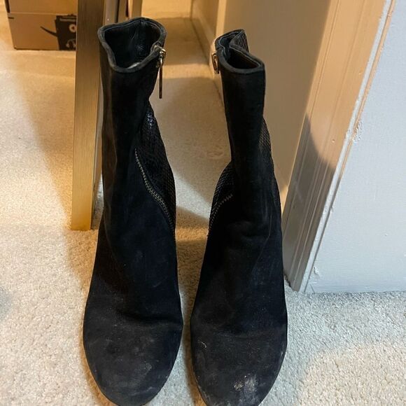 Michael Kors Black heeled booties size 6.5 - Picture 1 of 6